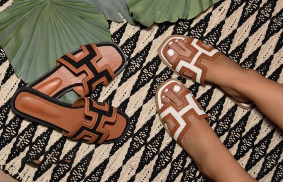 H-STRAP SANDALS