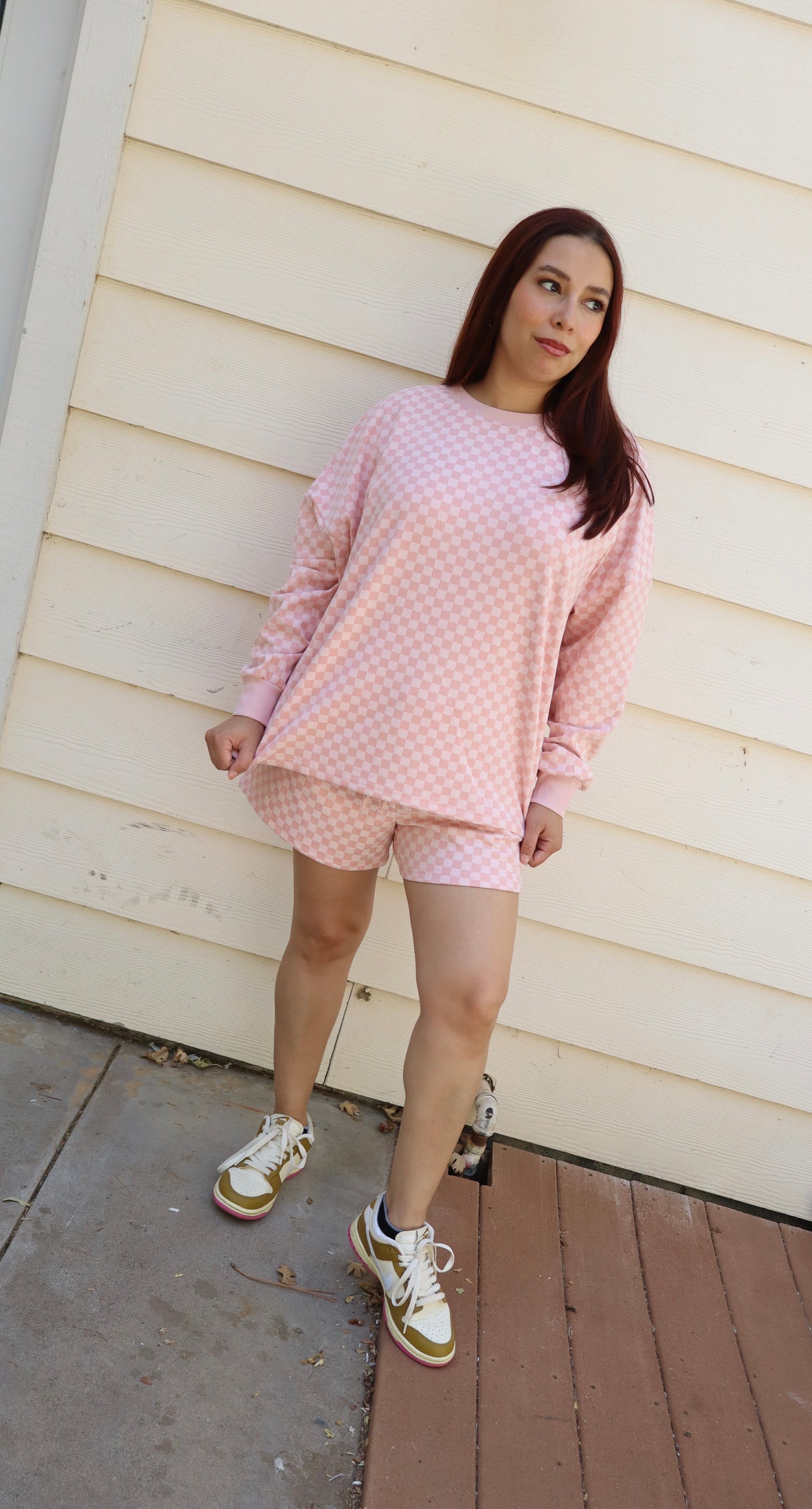 Grace two piece pullover & shorts